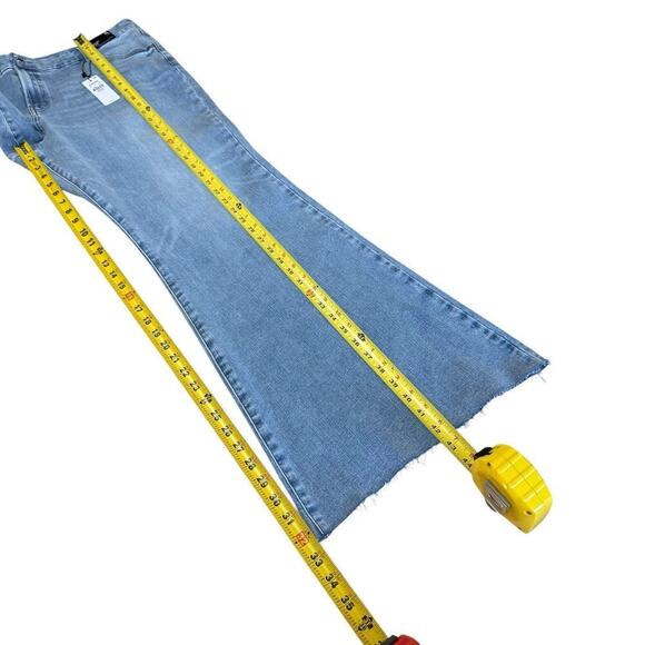 Express Jeans Women's 70s Flare Midrise Sz XL Flex Hyper Stretch Wide Legs - Picture 10 of 12